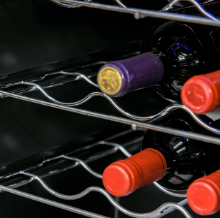 Bottles in Wine Cooler