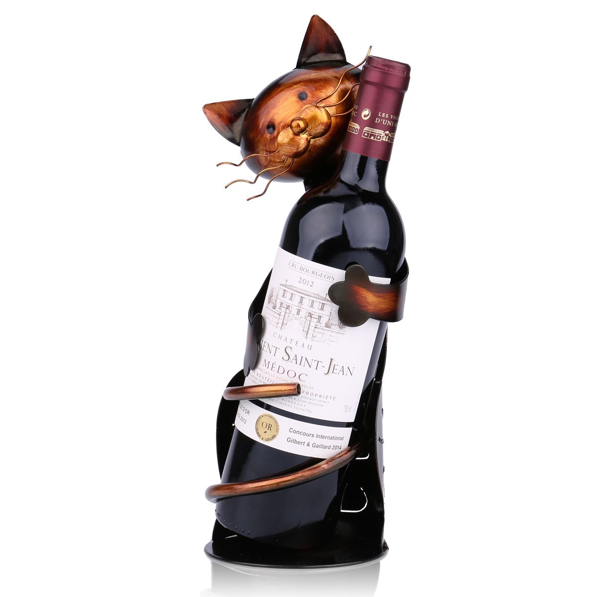 Feline Elegance Wine Holder