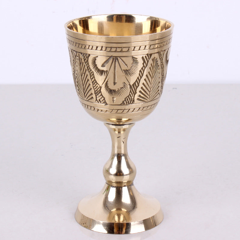 Copper Elegance Red Wine Goblet