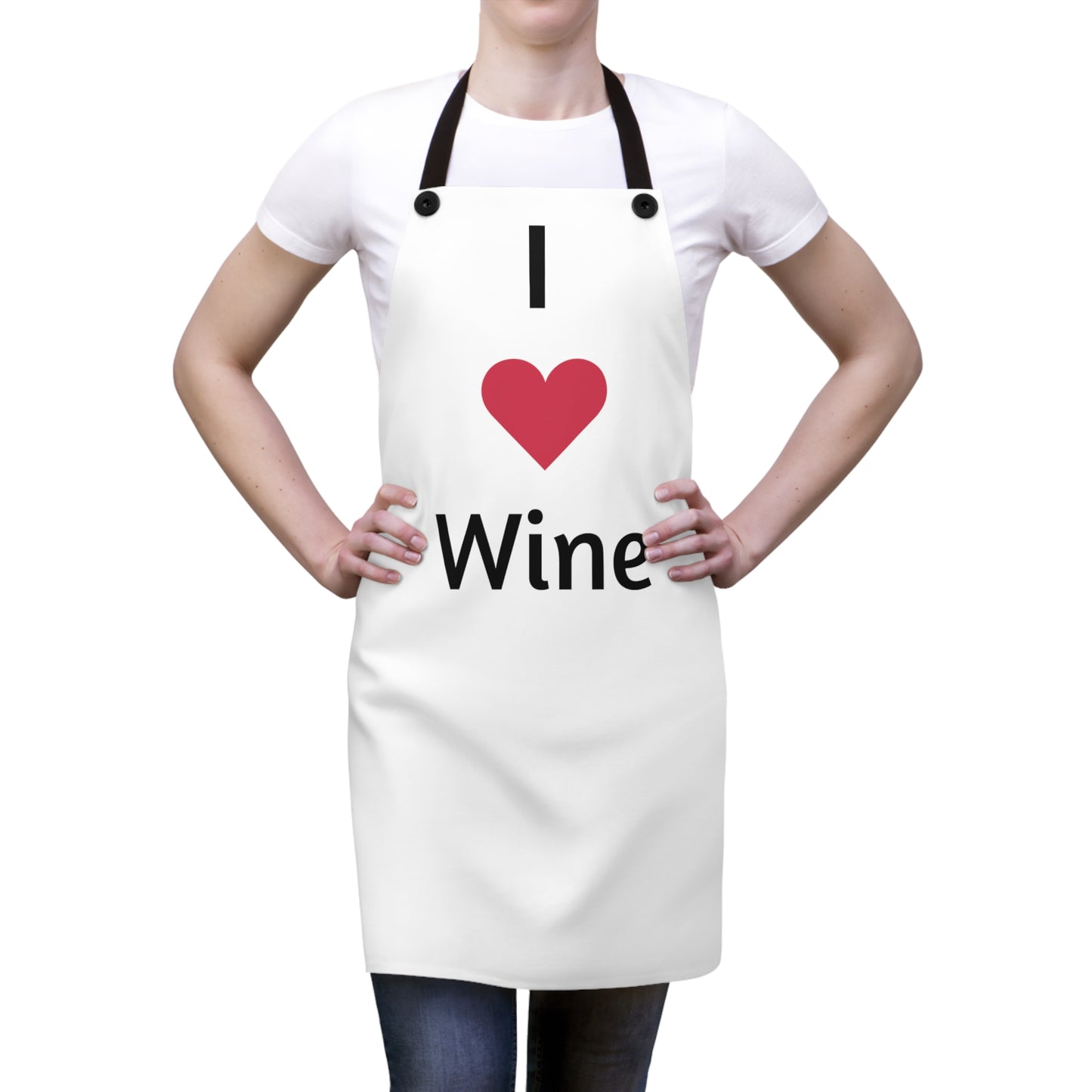 I Love Wine Apron