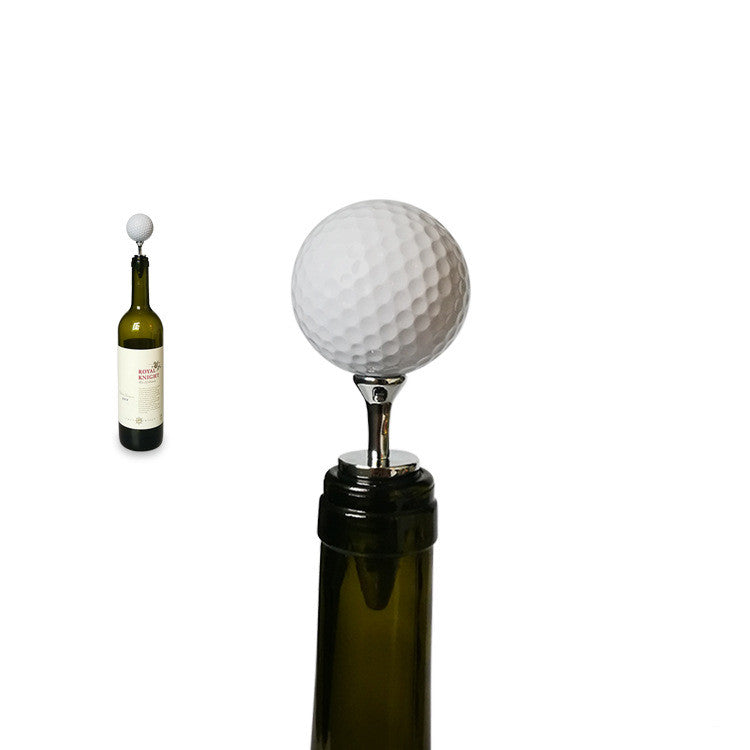 Golf-Inspired Zinc Alloy Wine Stopper