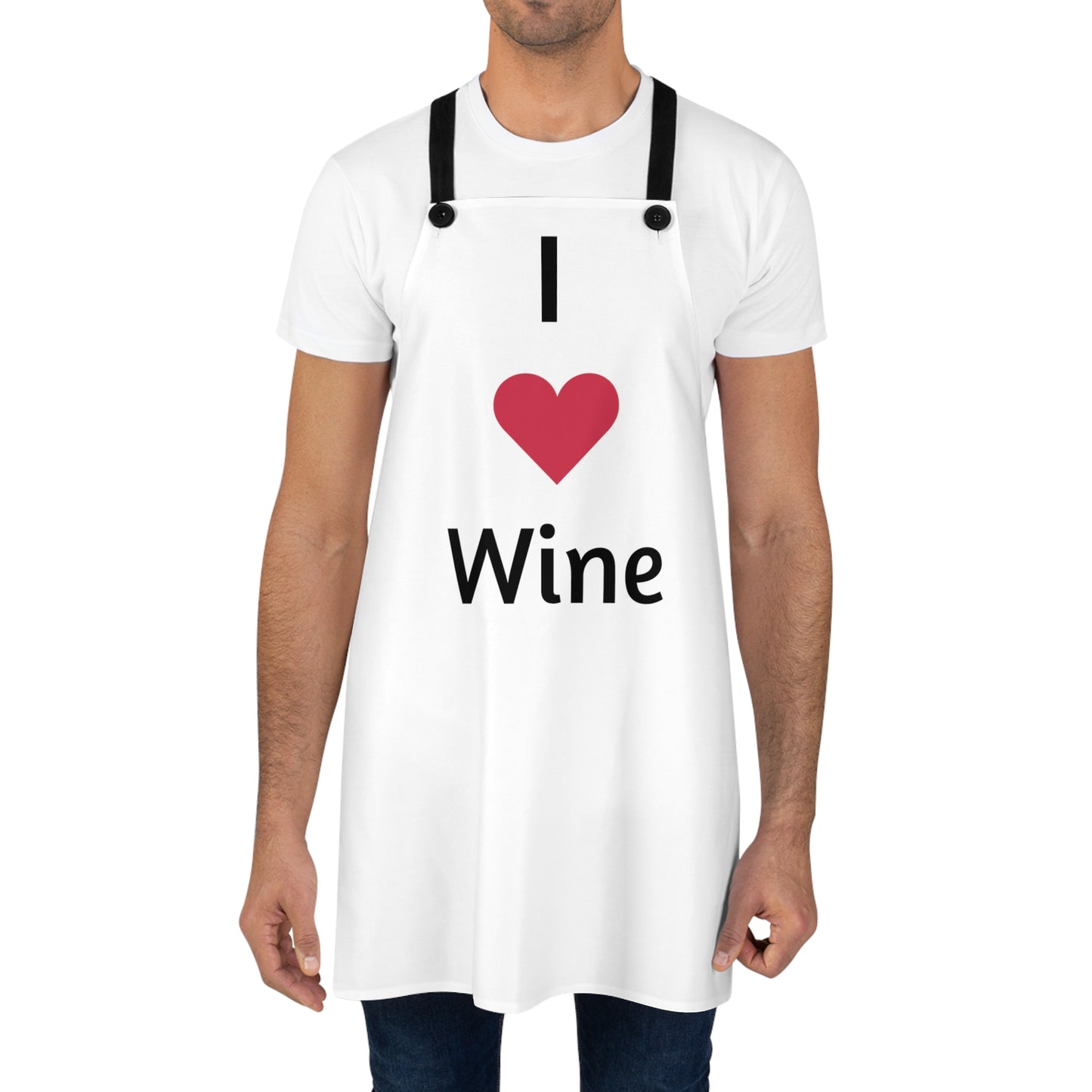 I Love Wine Apron