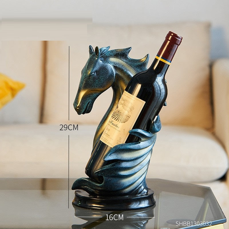 Gallop & Grapes Horse Wine Holder