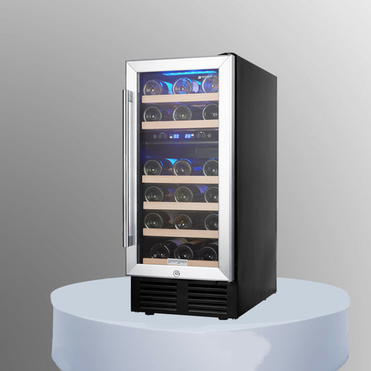 28-Bottle Stainless Steel Wine Cooler