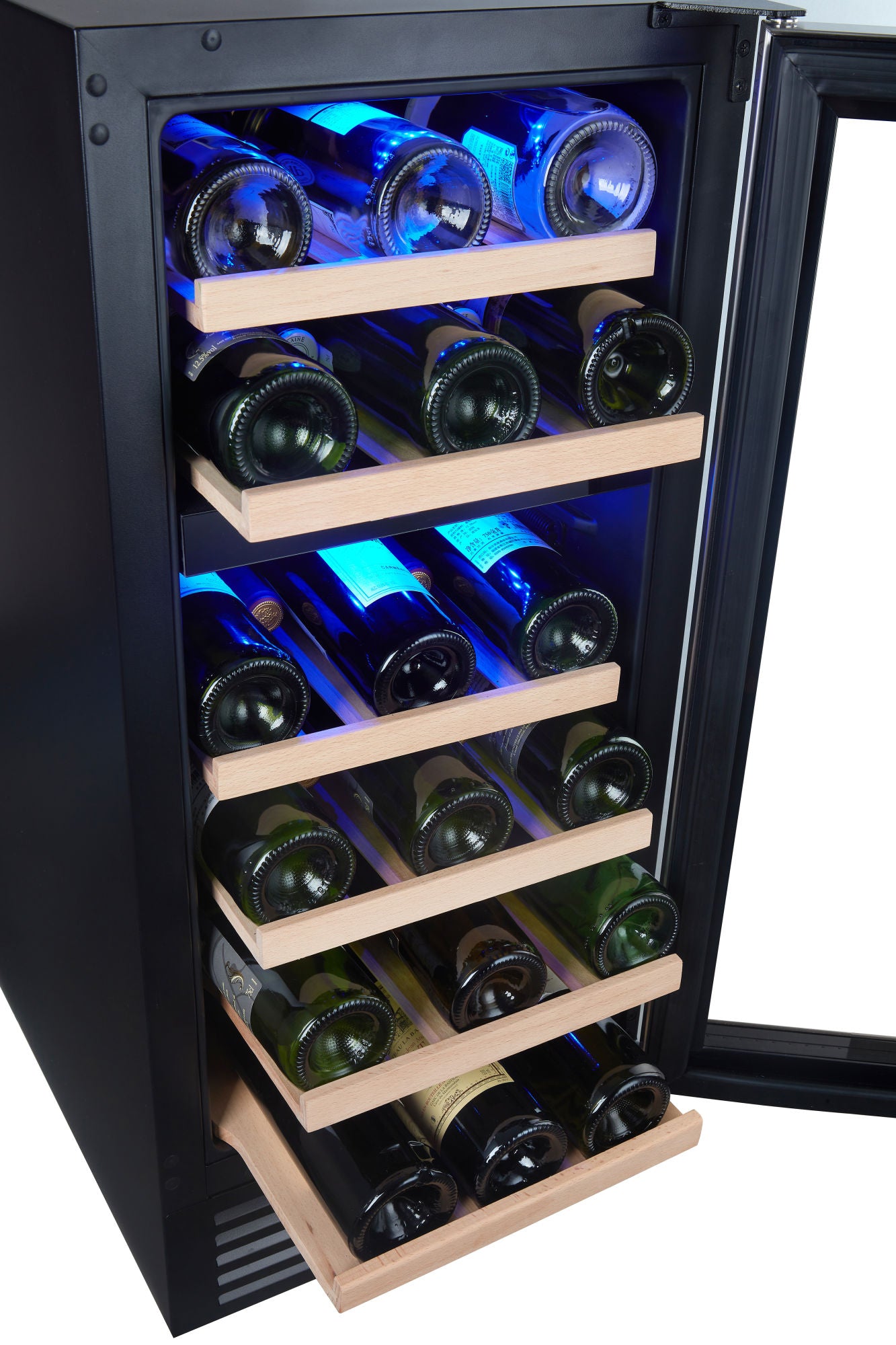 28-Bottle Stainless Steel Wine Cooler