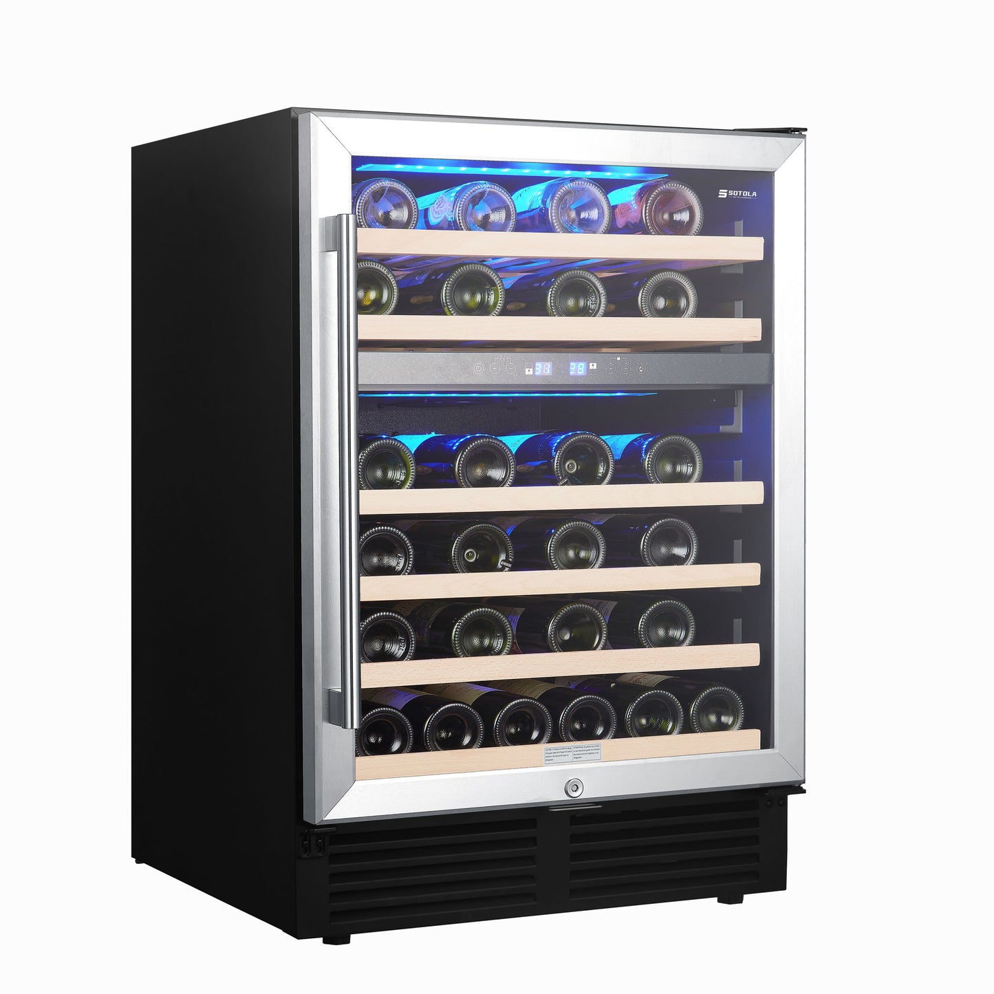 Dual Zone 46-Bottle Wine Cooler