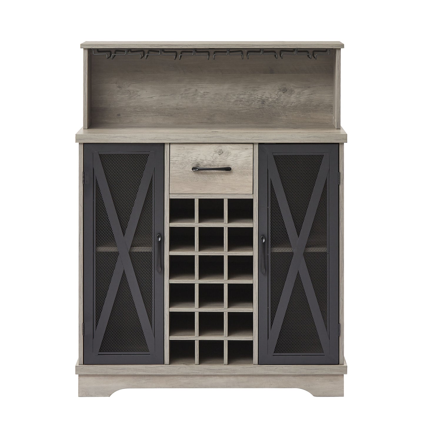 Urban Industrial Wine Storage Cabinet